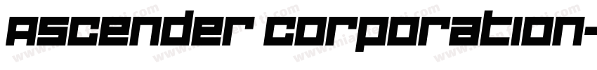 Ascender Corporation字体转换